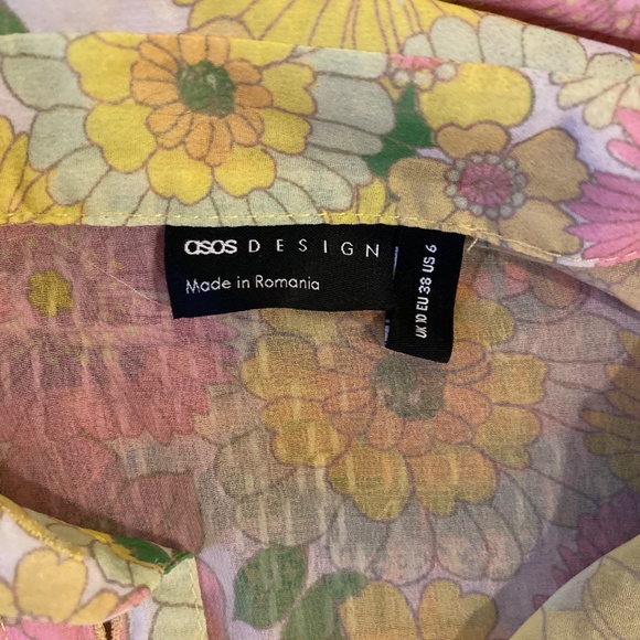 ASOS Funky 70’s Print Top - Picture 2 of 2